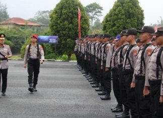 87 Calon Bintara Polri Ikuti Pendidikan di SPN Bukit Kaba Bengkulu