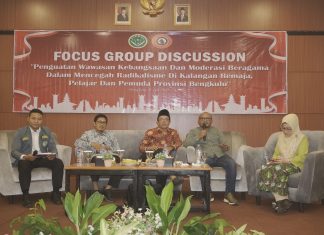 Polda Bengkulu Gandeng IPNU Gelar FGD Tangkal Radikalisme di Kalangan Pemuda
