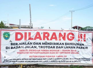 Pemkot Bengkulu Ancam Jalur Hukum bagi Pedagang Nakal di Trotoar Pasar Minggu