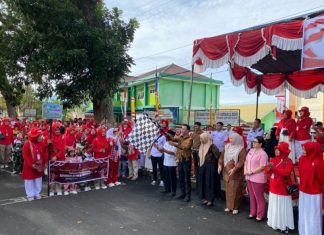 Karnaval PAUD dan TK Meriahkan HUT RI ke-80 di Rejang Lebong