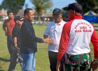 Pemkab Kaur Tinjau Lapangan Merdeka Bintuhan untuk Upacara 17 Agustus