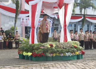 Hari Pramuka ke-64 di Seluma, Wabup Gustianto Tekankan Kolaborasi Bangun Ketahanan Bangsa