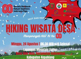 Hiking Wisata Desa di Kepahiang Sajikan Hiburan dan Doorprize Menarik