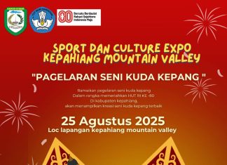 Pagelaran Seni Kuda Kepang Meriahkan HUT ke-80 RI di Kepahiang