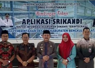 Wabup Bengkulu Selatan Buka Bimtek Aplikasi SRIKANDI untuk Desa dan Kelurahan