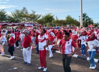 Pemkab Bengkulu Selatan Gelar Jalan Santai dan Senam Germas Meriahkan HUT RI ke-80