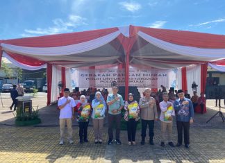 Polda Bengkulu dan Bulog Gelar Gerakan Pangan Murah Bantu Stabilkan Harga Sembako