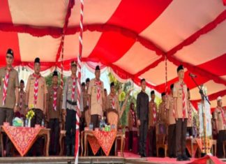 Wakil Bupati Kaur Pimpin Upacara Hari Pramuka ke-64