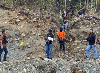 Satgas Damai Cartenz Gelar Rekonstruksi Pembunuhan Dua Anggota Brimob di Nabire