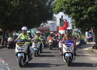 Polda Bengkulu Gelar Patroli Skala Besar, Hadirkan Rasa Aman dan Nyaman Bagi Masyarakat