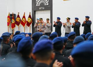 Kunjungi Mako Brimob Kwitang, Kapolri Beri Apresiasi dan Perkuat Motivasi