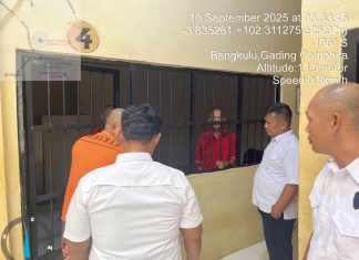 Razia Dit Tahti Polda Bengkulu Pastikan Ruang Tahanan Aman dan Tertib