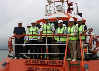 Kapolda Bengkulu Hadiri Peninjauan Progres Normalisasi Pelabuhan Pulau Baai