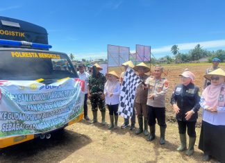 Kapolda Bengkulu Irjen Pol Mardiyono Buka Penanaman Jagung Serentak Dukung Swasembada Pangan Nasional