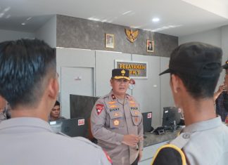 Wakapolda Bengkulu Tinjau Gedung Pamapta dan Tatap Muka dengan Personel Polres Rejang Lebong