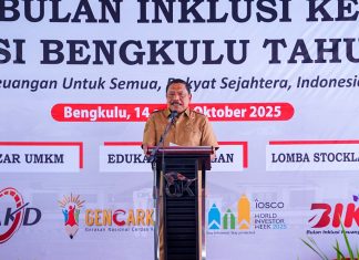 Wakil Gubernur Bengkulu Mian Beberkan Kado Pemerintah Pusat di Bulan Puncak Inklusi Keuangan 2025