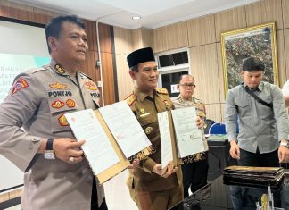 Pemprov dan Polda Bengkulu Perkuat Sinergi Penanggulangan Bencana Lewat PKS