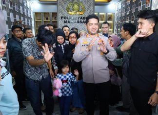 Polrestabes Makassar Berhasil Temukan Balita Hilang, Bilqis (4), di Jambi