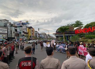 IMAPA Bengkulu Gelar Aksi Solidaritas, Desak Pemerintah Hentikan Militerisasi di Tanah Papua