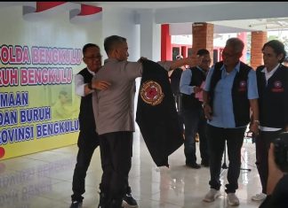 Kapolda Bengkulu Jadi Bapak Pelindung Buruh, Pererat Kolaborasi Polisi dan Serikat Pekerja