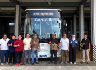 Jelang Mudik Lebaran 2026, Wagub Mian Tinjau Bus Listrik PO SAN di Bengkulu