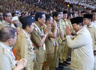 Rakornas di Bogor, Gubernur Helmi Hasan Tegaskan Komitmen Bengkulu Jalankan Program Prioritas Presiden