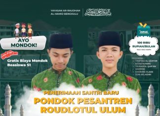 Pendaftaran Santri Baru Dibuka, Ponpes Roudlotul Ulum Bengkulu Tawarkan Program Tahfiz dan Beasiswa