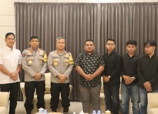 Silaturahmi Pemuda PGI dan Kapolda Bengkulu Dorong Kolaborasi Jaga Kondusivitas