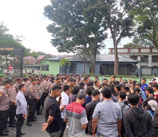 Aksi BEM SI Bengkulu Desak Transparansi Kasus Kekerasan Aktivis