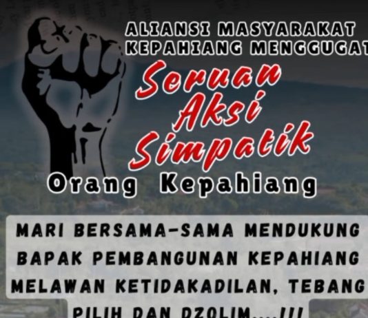Aliansi Masyarakat Kepahiang Akan Gelar Aksi Damai Rabu Pagi