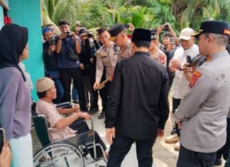 Kapolda Bengkulu Resmikan Bedah Rumah dan Salurkan Bantuan Sosial di Pematang Gubernur