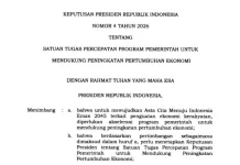 Presiden Prabowo Bentuk Satgas Percepatan Pertumbuhan Ekonomi
