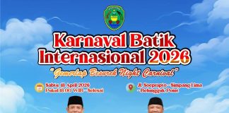 Festival Karnaval Batik Internasional 2026 Siap Meriahkan Kota Bengkulu