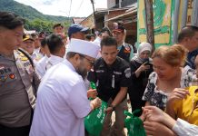 Helmi Hasan Gerak Cepat Bantu Korban Banjir Bandang di Lebong