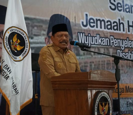 Wagub Mian Lepas 387 Calon Jemaah Haji, Tekankan Kesabaran dan Keikhlasan