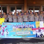 As SDM Kapolri Sambut Kontingen Taekwondo Polri Juara Umum WATA Championship di Soetta