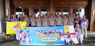 As SDM Kapolri Sambut Kontingen Taekwondo Polri Juara Umum WATA Championship di Soetta