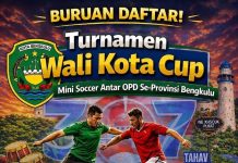Pendaftaran Wali Kota Cup Mini Soccer OPD Bengkulu Resmi Dibuka