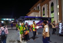 393 Jemaah Calon Haji Bengkulu Tiba di Asrama, Siap Diberangkatkan ke Padang
