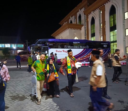393 Jemaah Calon Haji Bengkulu Tiba di Asrama, Siap Diberangkatkan ke Padang