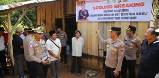 Kapolda Bengkulu Luncurkan Bedah Rumah ke-73 untuk Warga Kurang Mampu