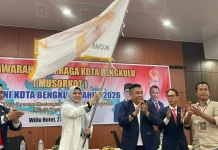Fenti Wisnuwardani Resmi Pimpin KONI Kota Bengkulu, Fokus Tingkatkan Prestasi Atlet