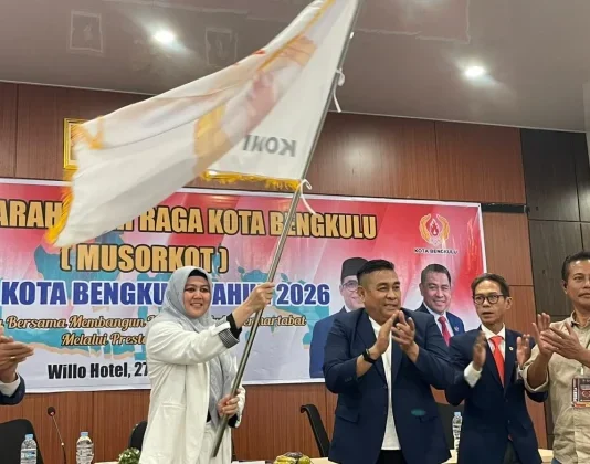 Fenti Wisnuwardani Resmi Pimpin KONI Kota Bengkulu, Fokus Tingkatkan Prestasi Atlet