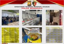 Ditreskrimsus Polda Bengkulu Bongkar Dugaan Pengemasan Ilegal Minyakkita Satu Tersangka Diamankan